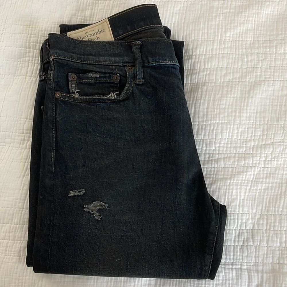 Abercrombie & Fitch Mens distressed Skinny Jeans 32x32